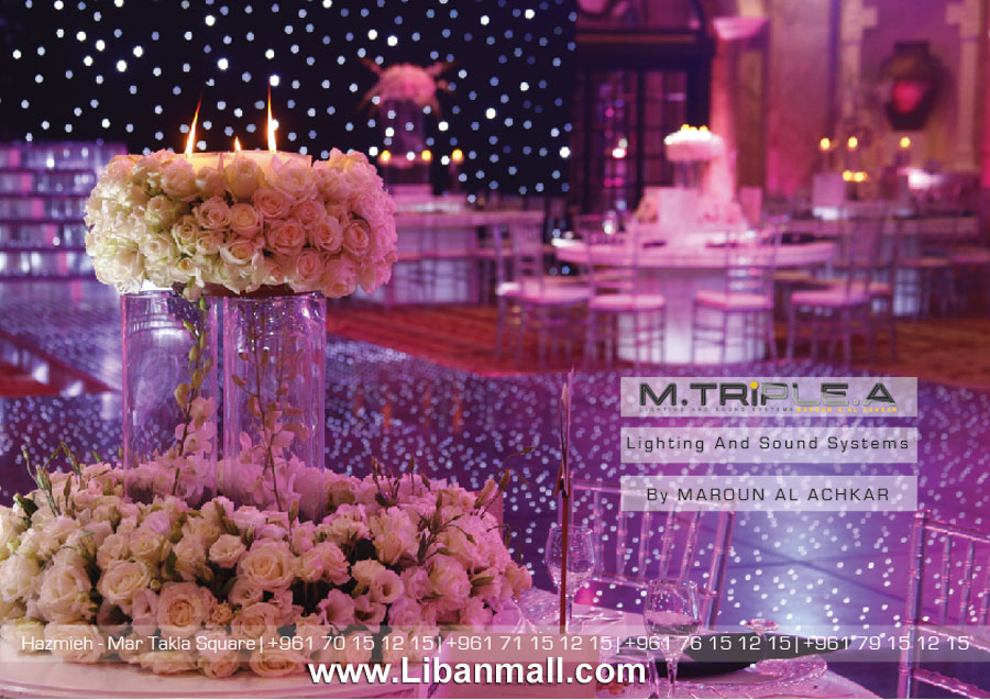 M-TripleA By Maroun Al Achkar, Lebanon weddings, Lebanese weddings,zaffe in Lebanon, wedding planners in Lebanon, wedding organizers in Lebanon, Lebanon Wedding Planners, wedding flowers in lebanon, wedding decorations in lebanon, wedding music in lebanon, zaffe in lebanon, wedding photographers in lebanon, wedding videos in lebanon, wedding venues in lebanon, wedding catering in lebanon, lebanese weddings, sound and light in lebanon