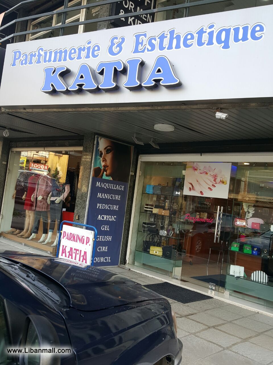 Parfumerie Katia, Perfumes, cosmetics