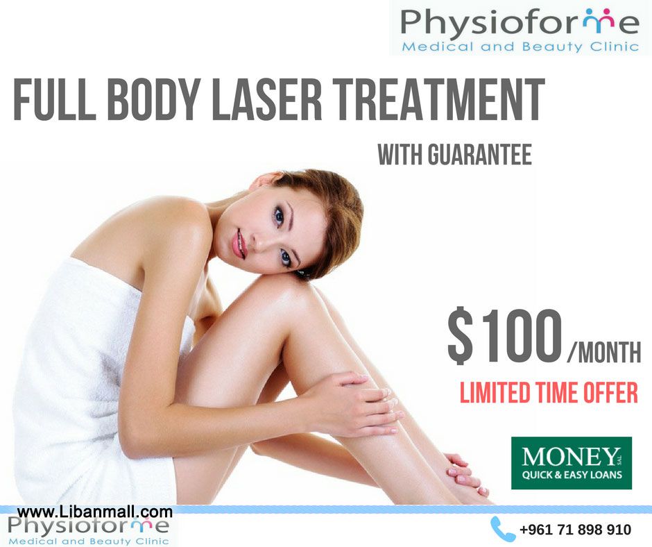 Physioforme beauty center, Full Body laser Offer