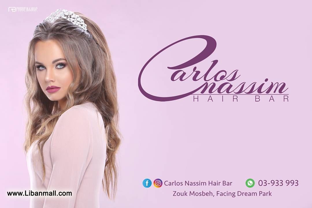 Carlos Nassim hair bar, hair treatment, up & style, nails, makeup