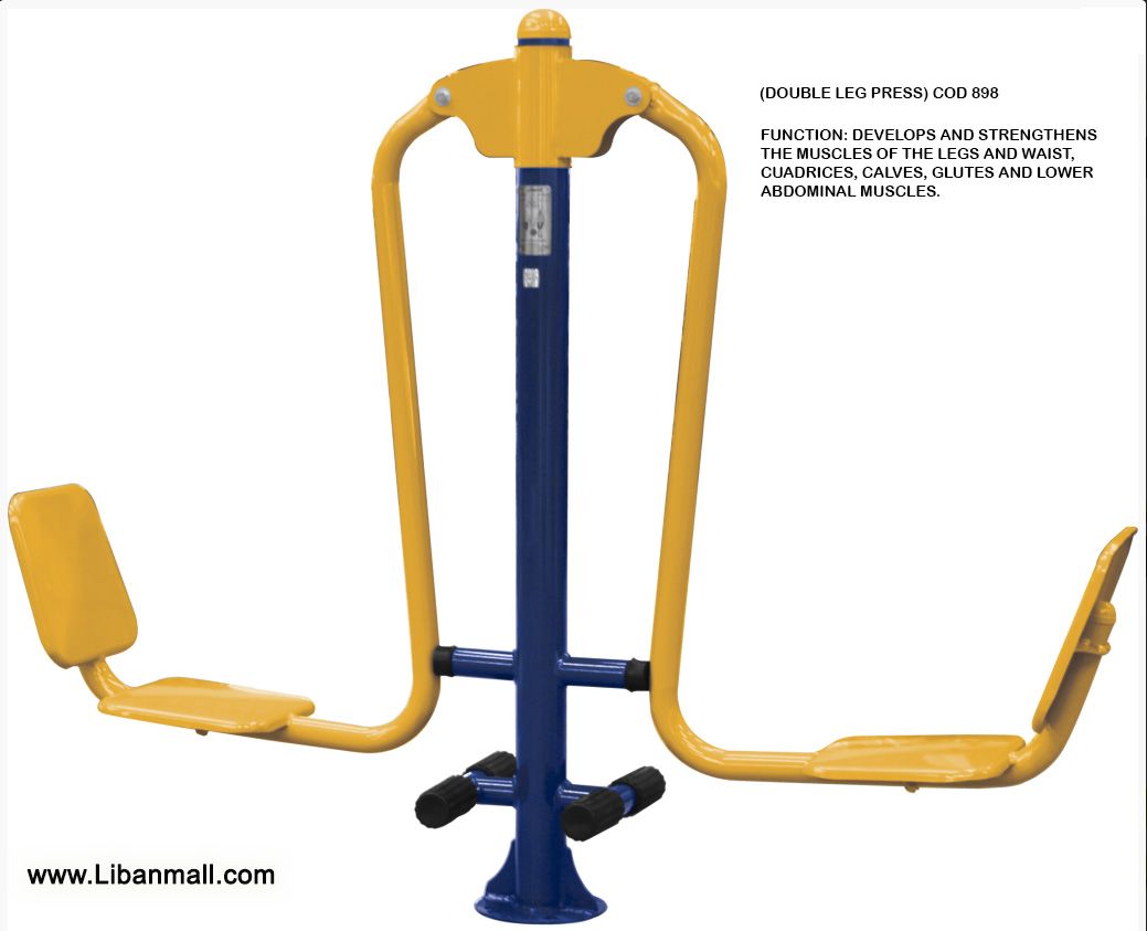 Ingenieria Saab, outdoor gym equipment distributor, DOUBLE LEG PRESS