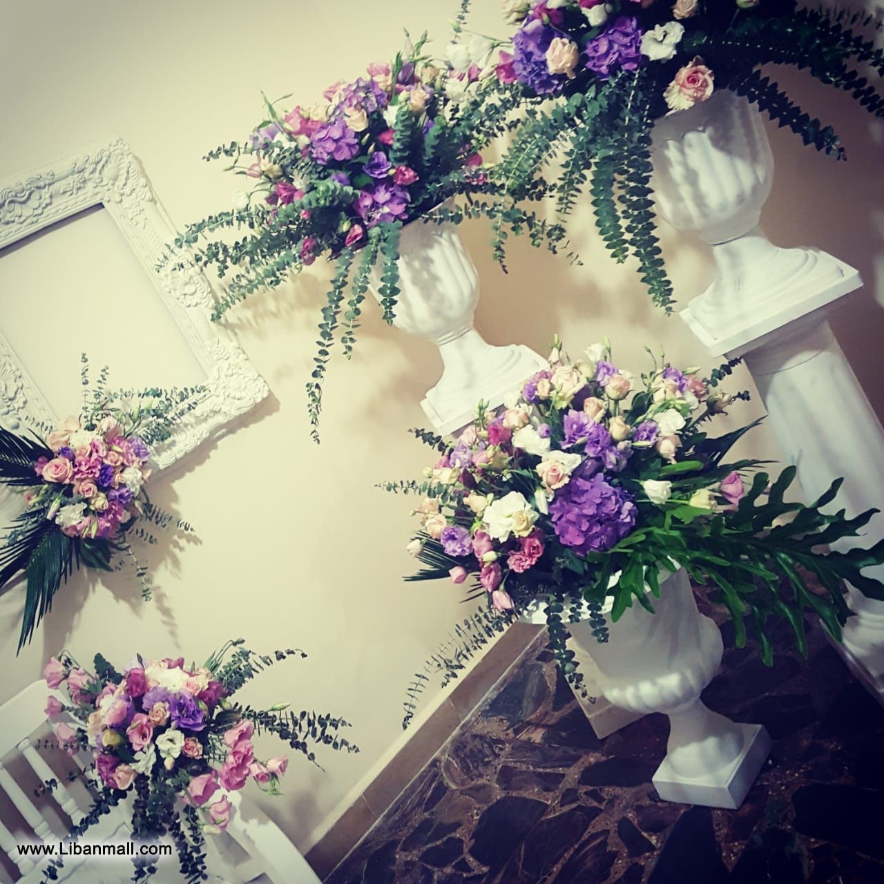 Green Code by Joelle Habchy, baptism, birthday, wedding decorations, venue decoration, car decorations, bride house decorations.