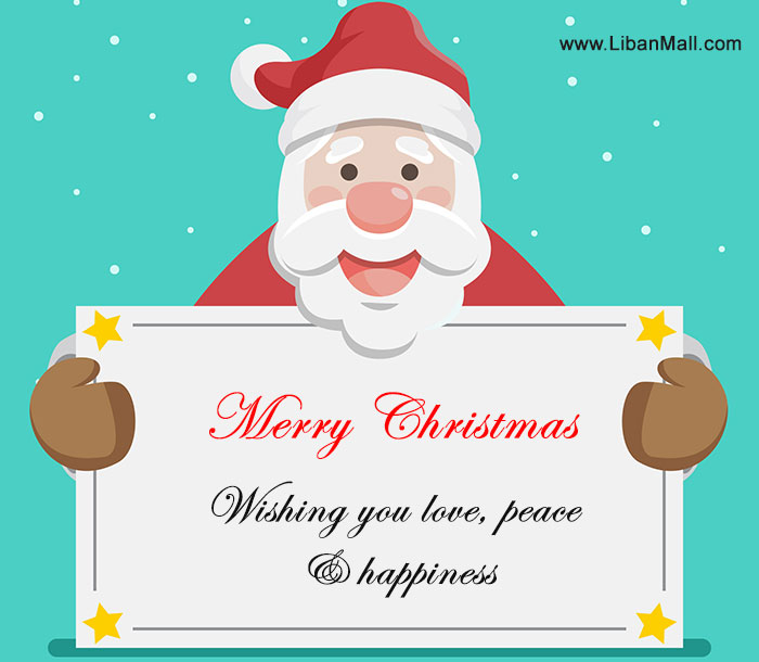 Jolly father christmas card
