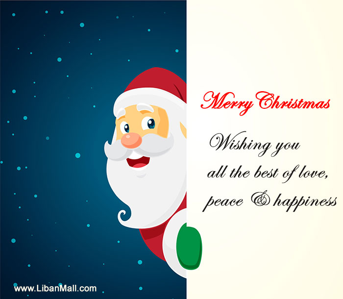 Jolly father christmas card