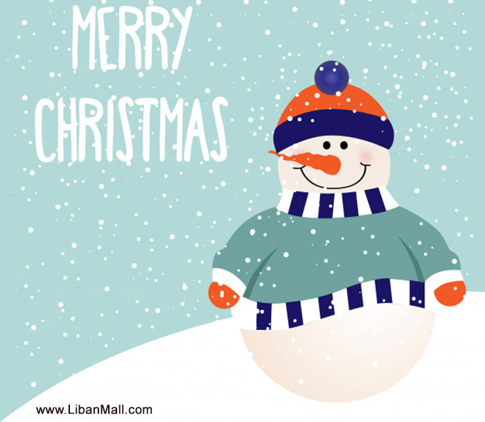 snowman christmas card