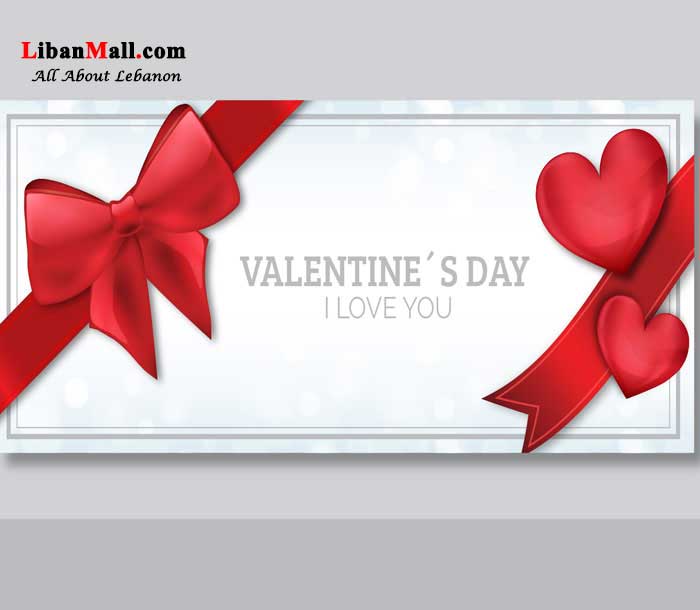Free Valentines Day Card, I love you card, free greetings cars, valentines hearts, Lebanon valentine cards, valentines greetings, cupid greetings, teddy bear valentines, i love you valentines, be my valentine,Heart and Red Ribbon,Red Ribbons Valentine car